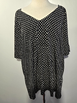 YESTA Blouse à motifs à manches courtes