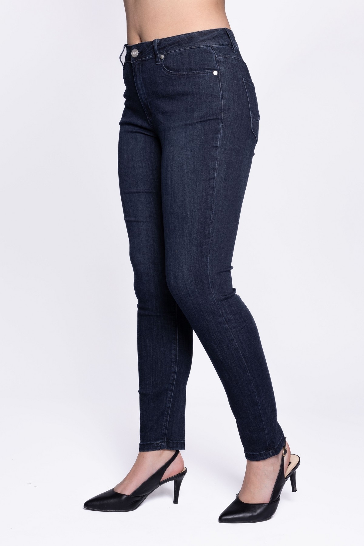 CARRELI Jeans Premium jambe étroite marine