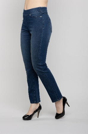 CARRELI Jean pull on jambe droite