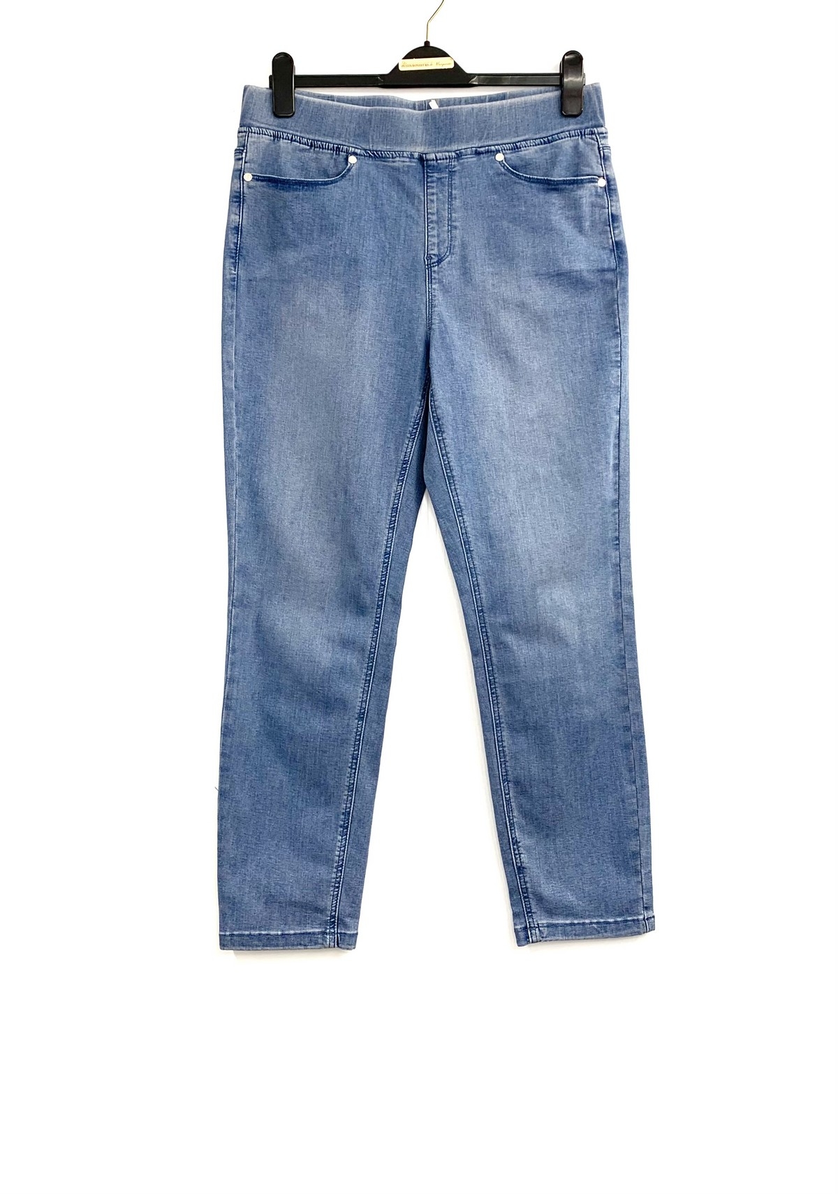 CARRELI Jeans pull on à  jambe 7/8