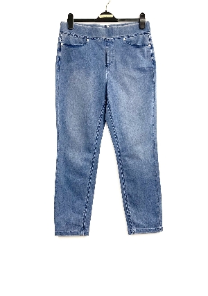 CARRELI Jeans pull on à  jambe 7/8
