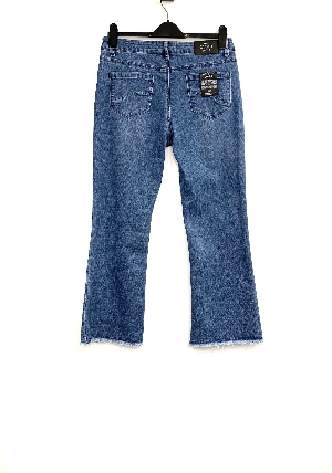 CARRELI Jeans jambe évasée 7/8
