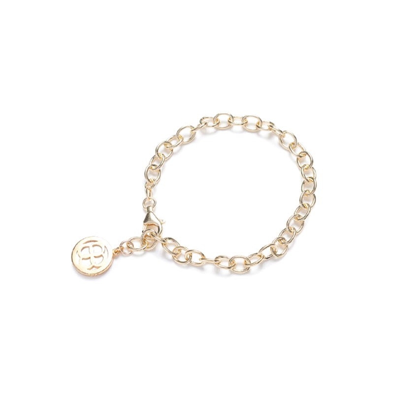 BEBLUE Bracelet Be Accomplished en mailles avec breloque