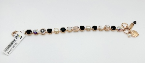 MARIANA Bracelet sur or rose avec pierres ouvragées C- M87280