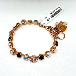 MARIANA Bracelet sur or rose pierres unies et ouvragées C- M87280
