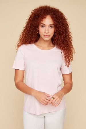 RENUAR T-Shirt à manches ornées de boutons