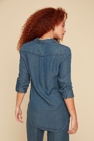 RENUAR Chemisier à manches réglables Taille XL