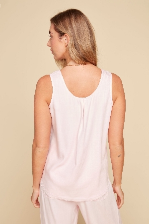 RENUAR Camisole avec ourlet effiloché