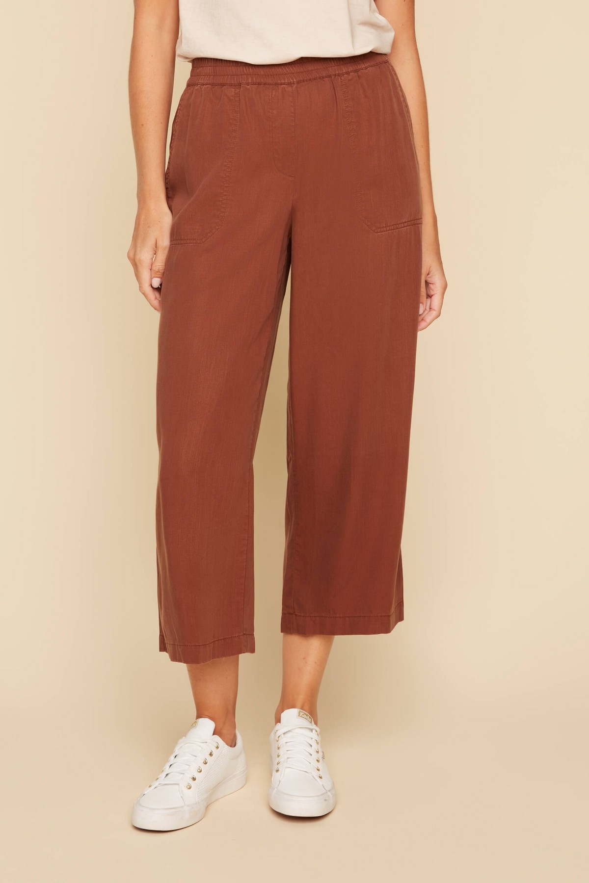 RENUAR Gaucho pull on à jambes larges