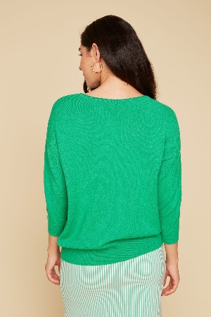 RENUAR Chandail à col bateau C-Jade Taille XXL