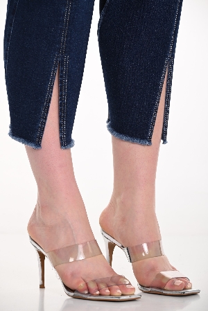 FRANK LYMAN Jeans à jambes droites avec détail mode C- Marine