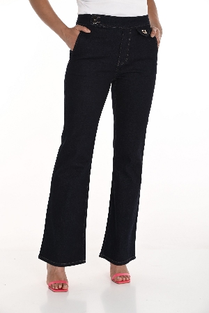 FRANK LYMAN Jeans classique avec détail mode à l'avant C-Noir