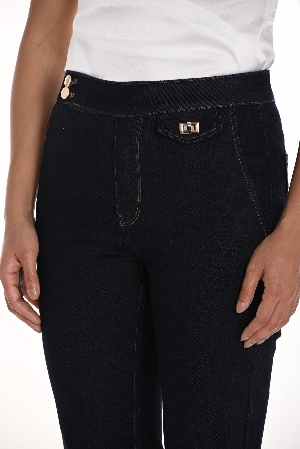 FRANK LYMAN Jeans classique avec détail mode à l'avant C-Marine