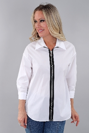 M. TYLER Blouse d'allure sport-chic C-Blanc