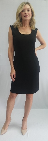 SOFT WORK Robe courte de coupe ajustée C-Noir