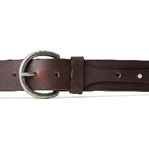 ECO7DISTRIBUTION Ceinture de cuir C- Brun