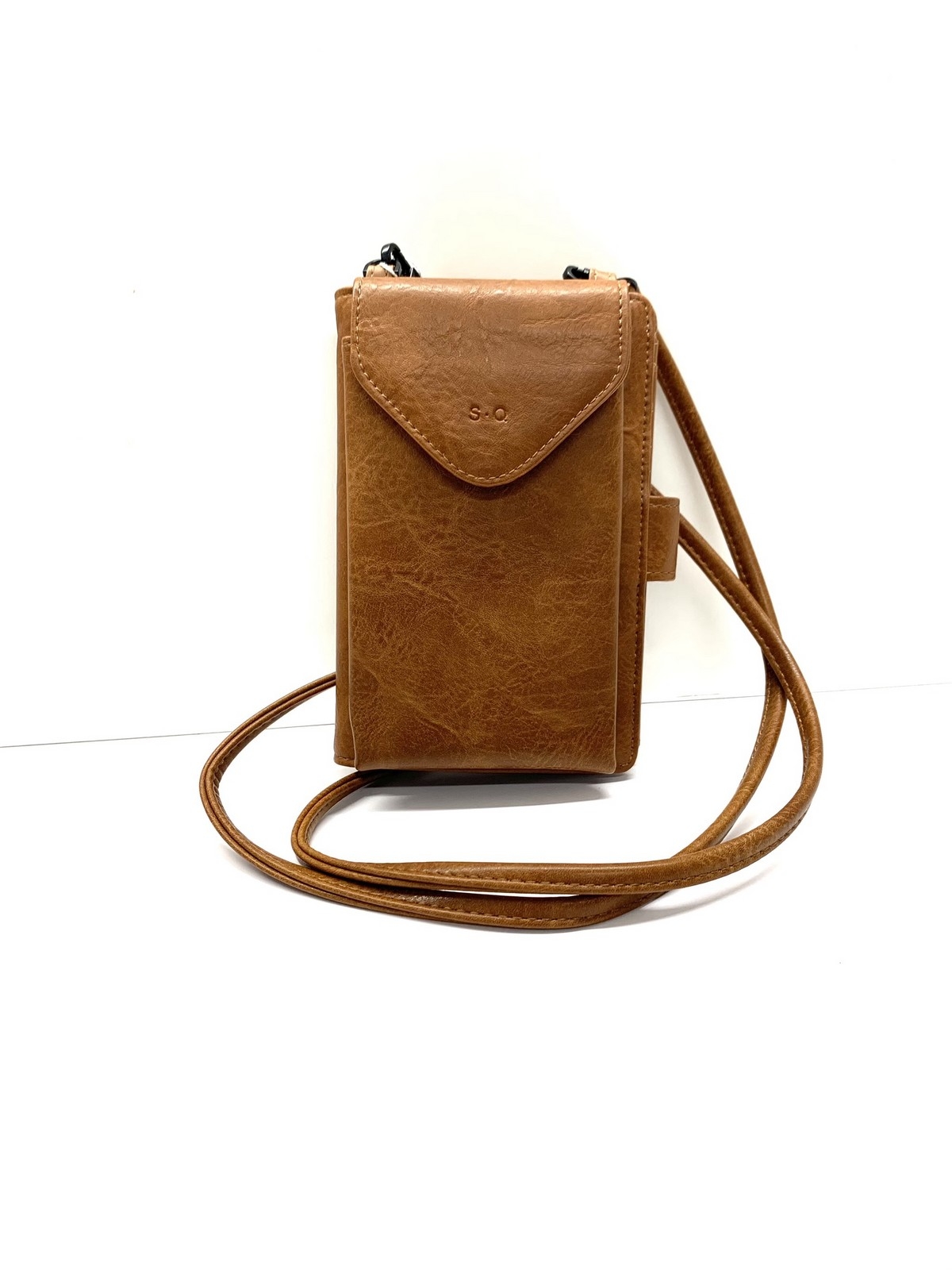 SQ Petit sac porte-feuille combiné C-Tan