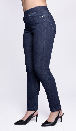 CARELLI Jeans Premium pull on à jambes droites C-Marine