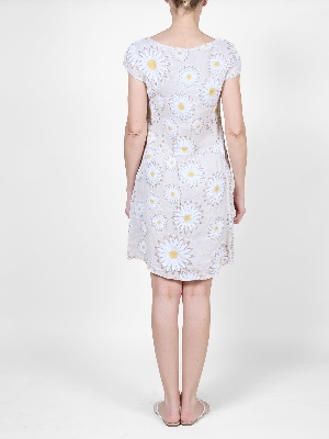 ANGELA MARA Robe marguerites C-Sable