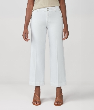 LOLA JEANS Jeans à jambes larges  C-Blanc
