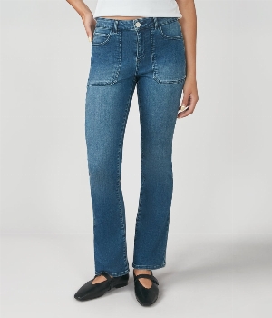 LOLA JEANS Jeans boot cut à taille haute