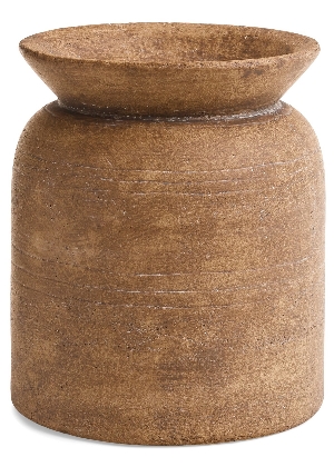 ADV Vase de terre cuite  C-Brun antiqué