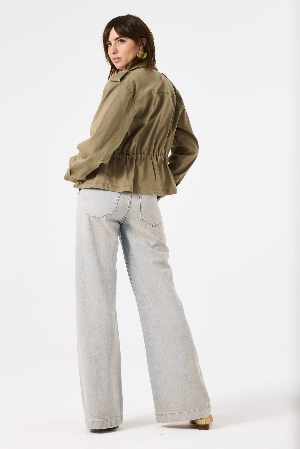 GARCIA Veston style cargo avec boutons pression C- Olive