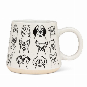 ABBOTT Tasse surdimensionnée avec dessins de chiens