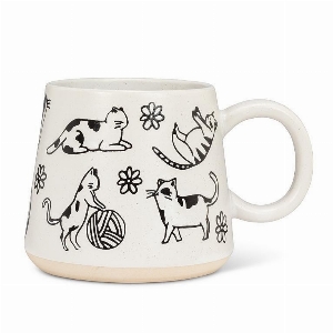 ABBOTT Tasse surdimensionnée avec dessins de chats