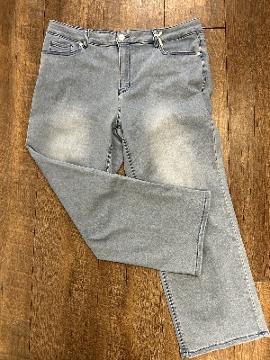 CARRELI Jeans jambes droites longueur à la cheville C-Bleu