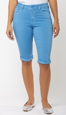 CARRELI Bermudas de coupe ajustée C-Bleu