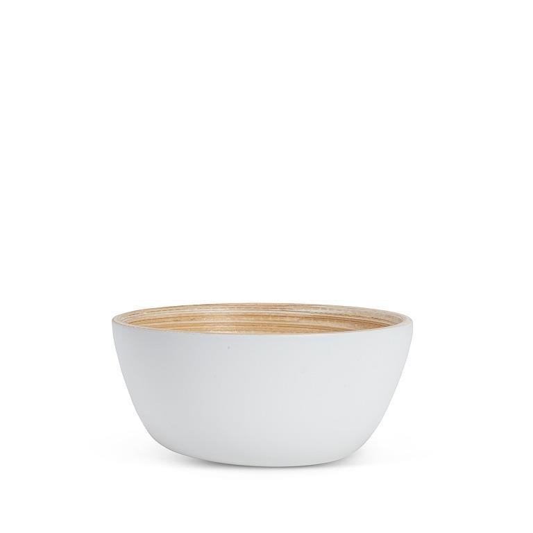 ABBOTT Mini-bol en bambou écologique C-Blanc