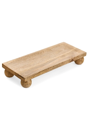 ADV Planche de service avec pieds ronds en bois de manguier
