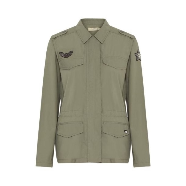 FRANSA Veste polyvalente de style militaire C- Vert
