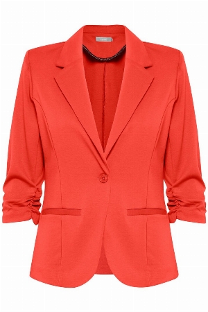 FRANSA Blazer à manches 3/4 plissées C- Cayenne