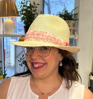 KOORINGAL Chapeau Fédora pour femme Théa C-Rose Taille Unique