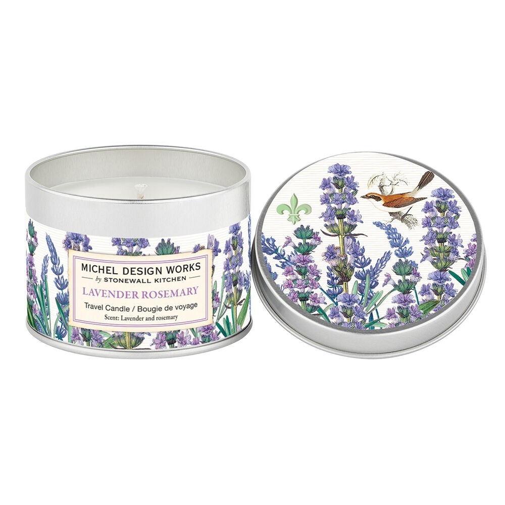 MICHEL DESIGN Bougie de voyage 155g Lavande et Romarin