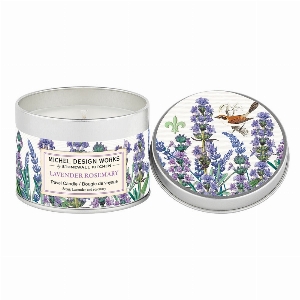 MICHEL DESIGN Bougie de voyage 155g Lavande et Romarin