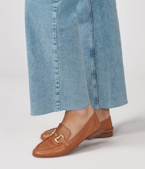 LOLA JEANS Jeans à jambes larges ourlet effiloché
