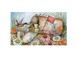 STUDIO M Tapis interchangeable 18X30po Motif: Boîte à lettres