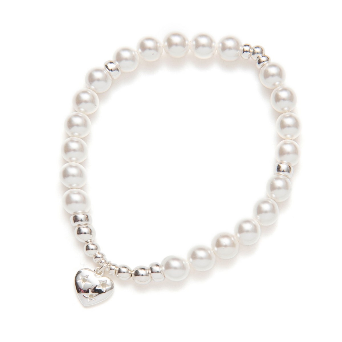 BEBLUE Bracelet Be Precious en perles de nacre et breloque argent