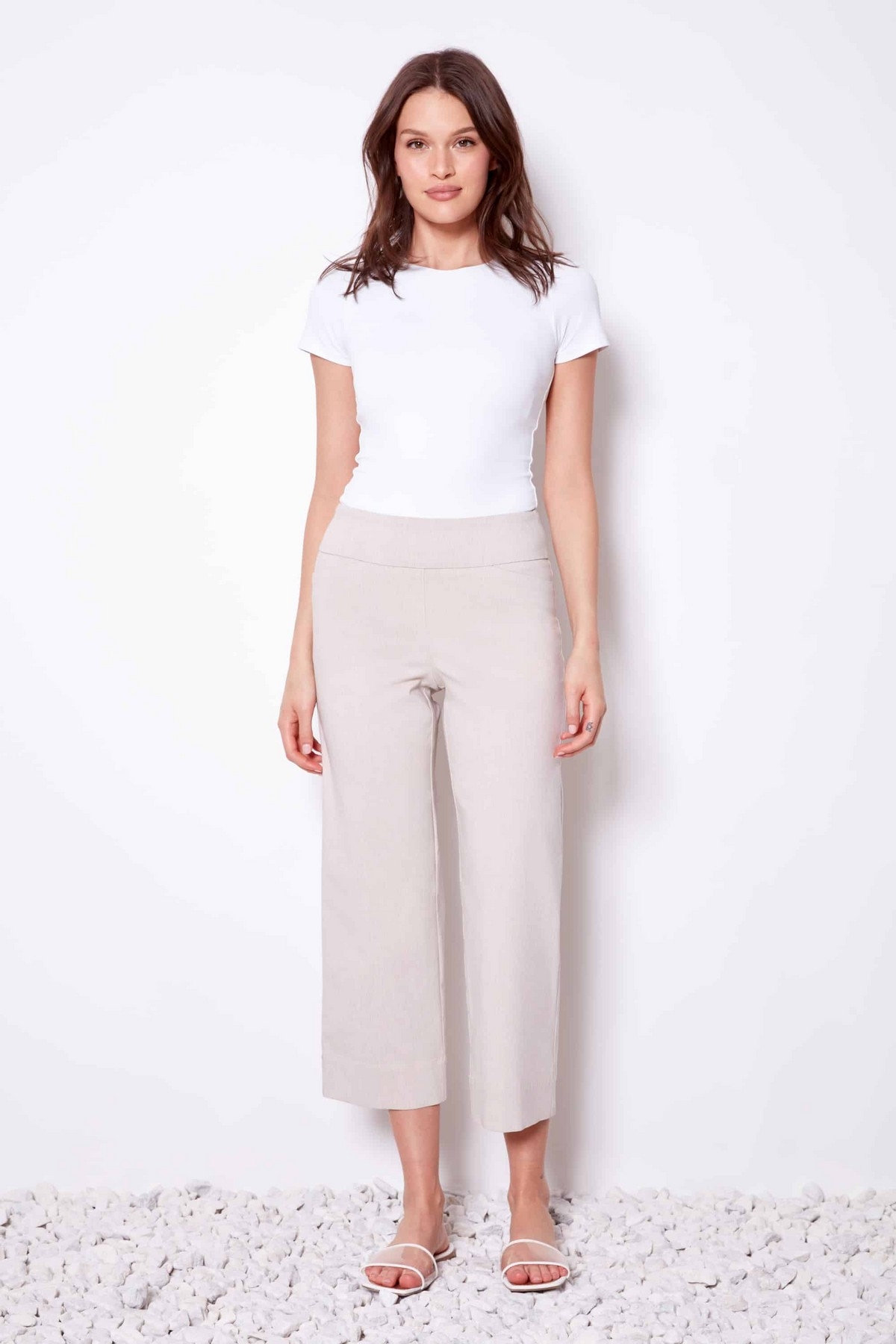 UP Gaucho pull on à jambes droites C- Lin