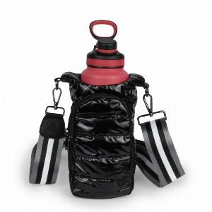 PRENELOVE Sac bandoulière H2O pour bouteille d'eau C-Noir