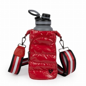 PRENELOVE Sac bandoulière H2O pour bouteille d'eau C-Rouge
