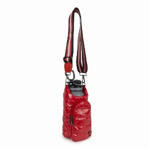 PRENELOVE Sac bandoulière H2O pour bouteille d'eau C-Rouge