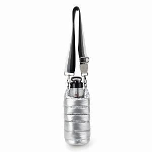 PRENELOVE Sac bandoulière H2O pour bouteille d'eau C-Argent