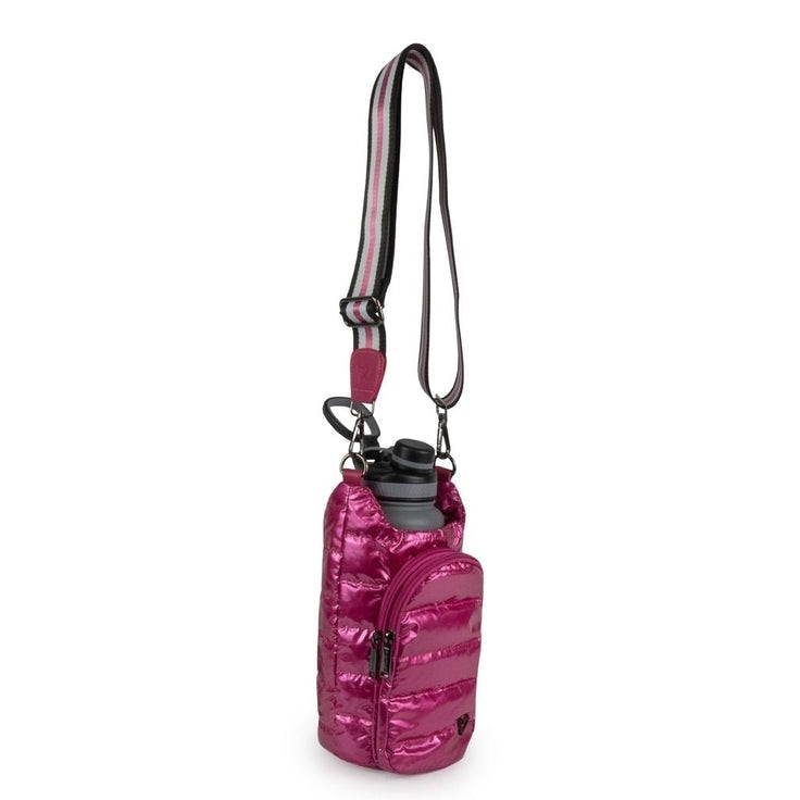 PRENELOVE Sac bandoulière H2O pour bouteille d'eau C- Fuschia