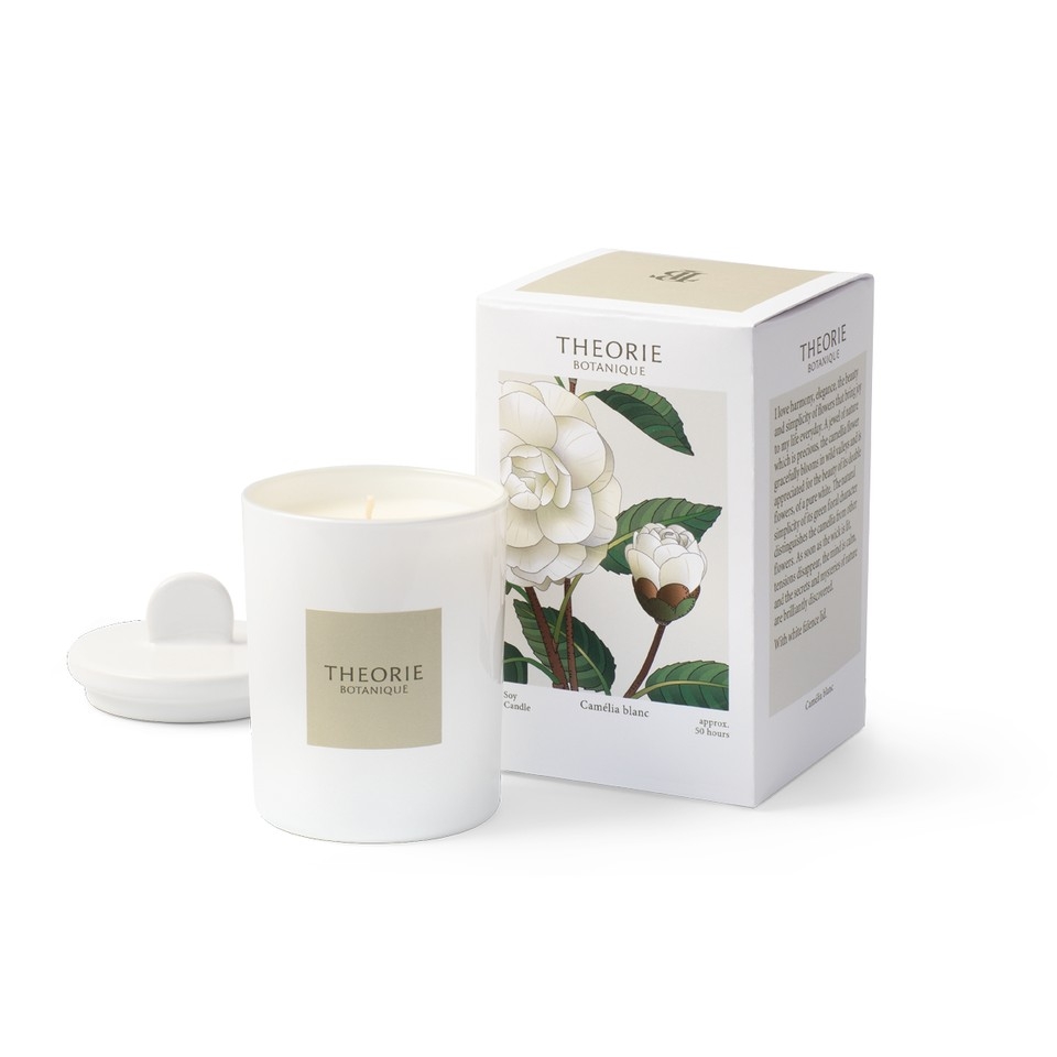 AROMASOURCE Bougie de soja 50hres Parfum: Camélia