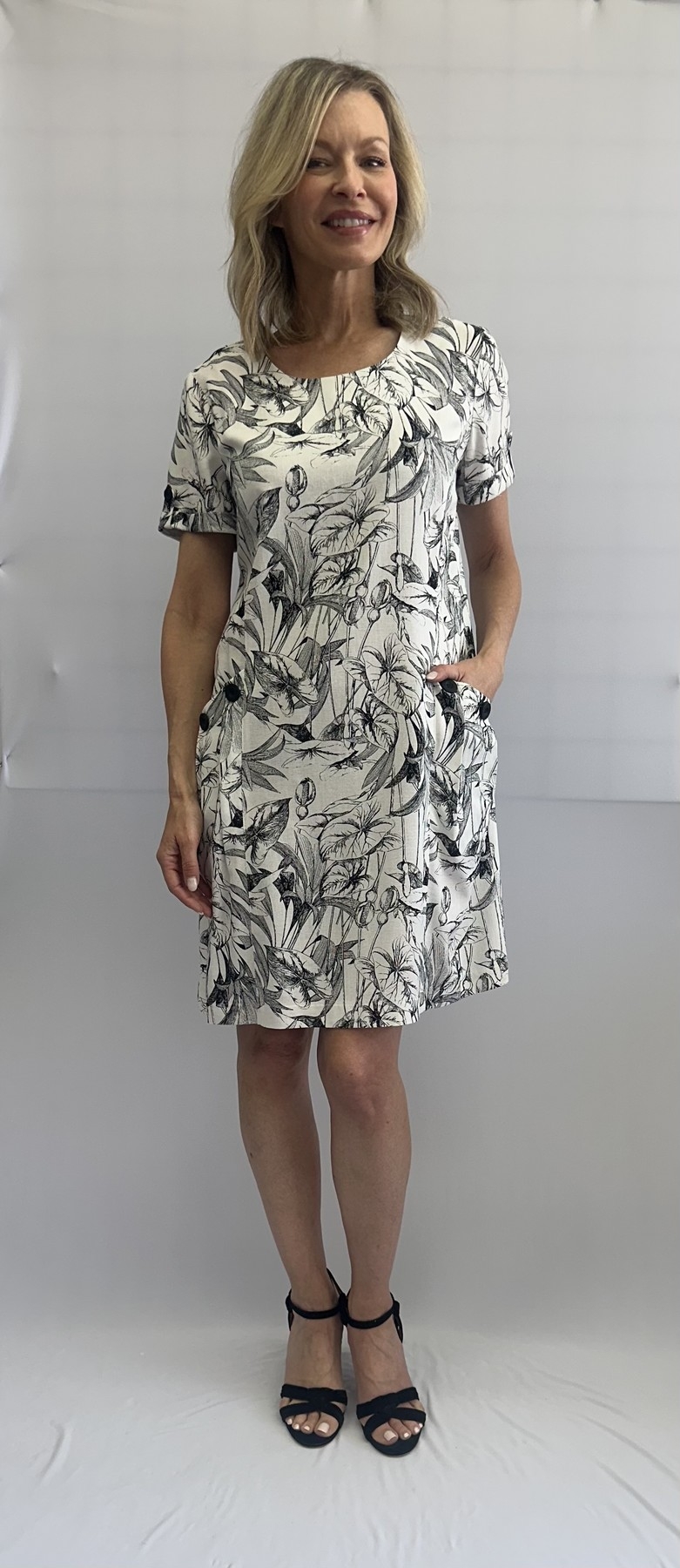 Les Petits bonheurs de Marguerite | SOFT WORK Robe courte à imprimé ...