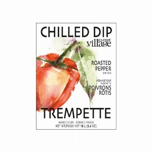 GOURMET DU VILLAGE Mélange pour trempette Poivrons rôtis 18G